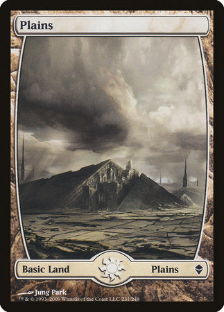 Plains (231) - Full Art [Zendikar] | Exor Games Summserside