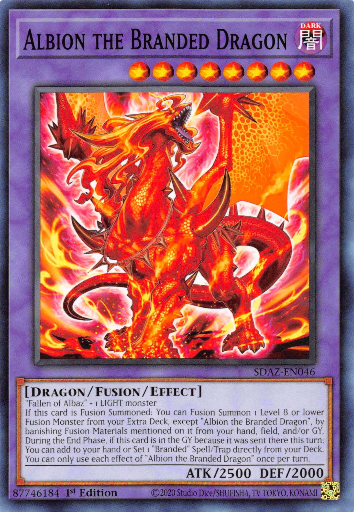 Albion the Branded Dragon [SDAZ-EN046] Common | Exor Games Summserside