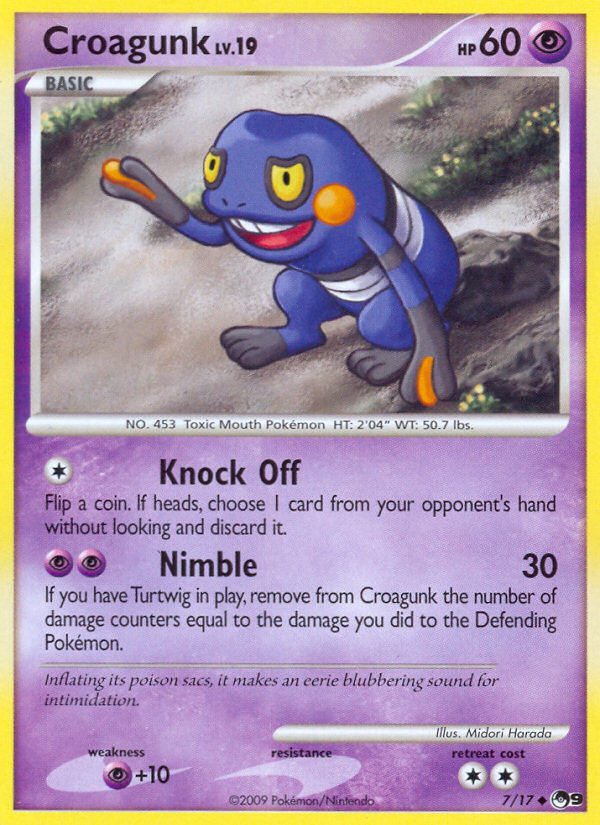 Croagunk (7/17) [POP Series 9] | Exor Games Summserside