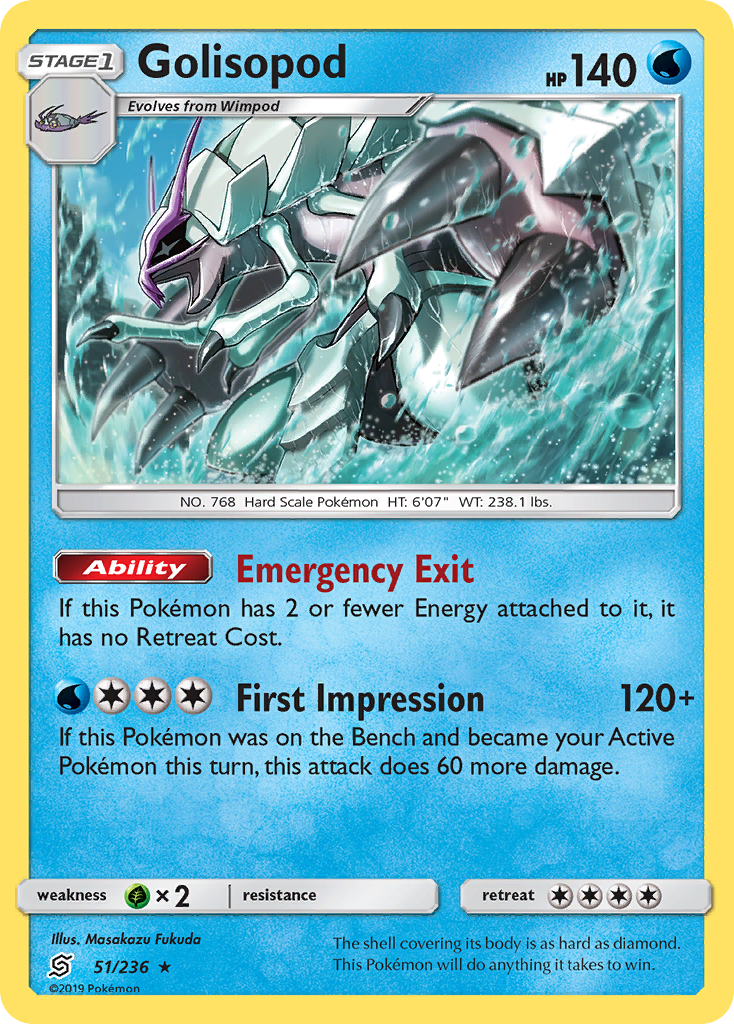 Golisopod (51/236) [Sun & Moon: Unified Minds] | Exor Games Summserside