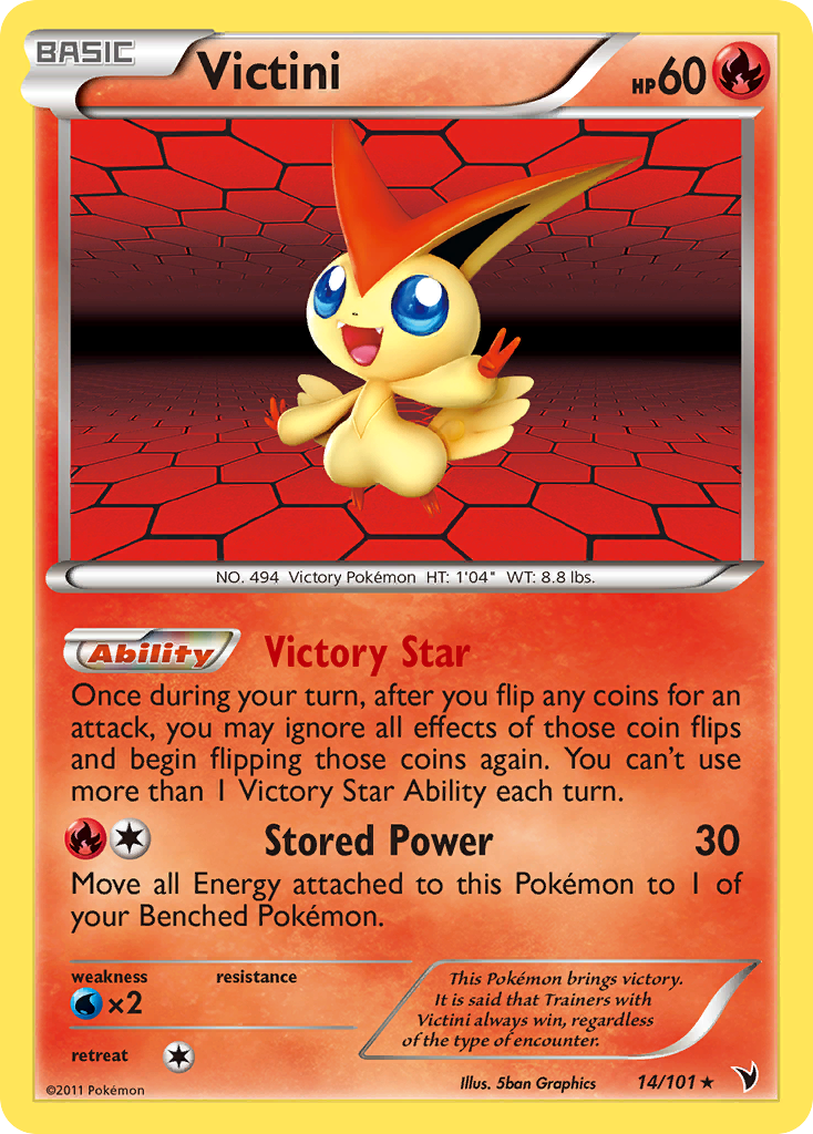 Victini (14/101) [Black & White: Noble Victories] | Exor Games Summserside