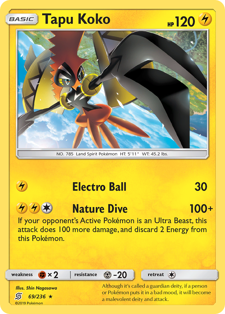 Tapu Koko (69/236) [Sun & Moon: Unified Minds] | Exor Games Summserside