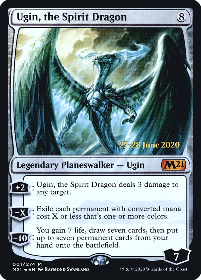 Ugin, the Spirit Dragon  [Core Set 2021 Prerelease Promos] | Exor Games Summserside