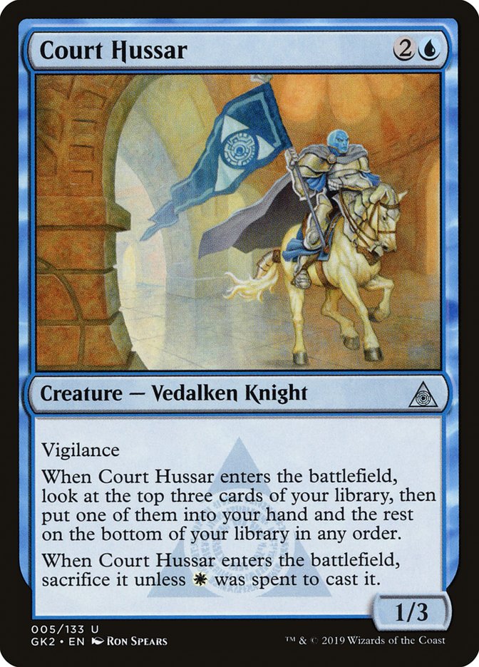 Court Hussar [Ravnica Allegiance Guild Kit] | Exor Games Summserside