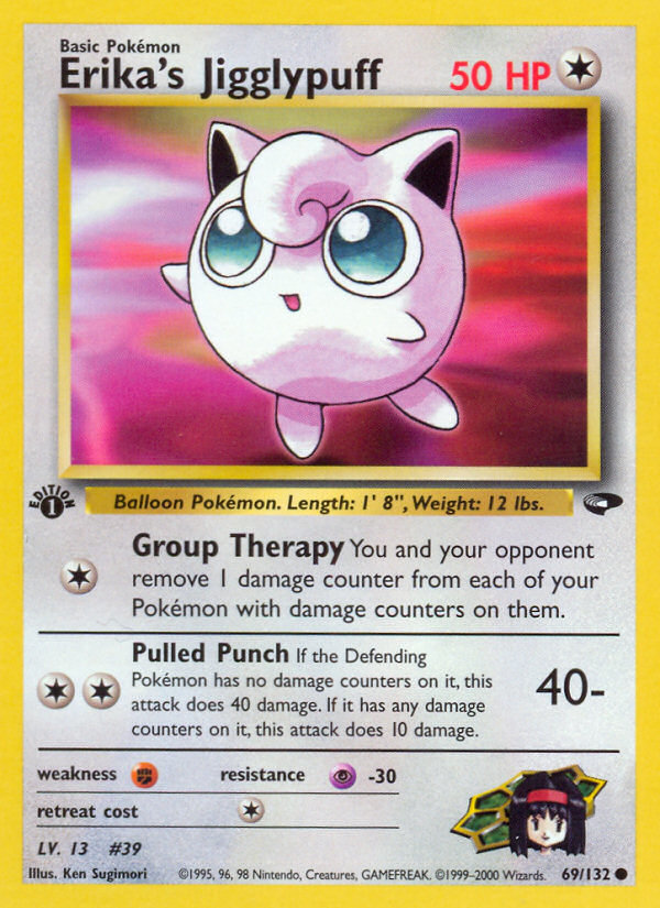 Erika's Jigglypuff (69/132) [Gym Challenge 1st Edition] | Exor Games Summserside