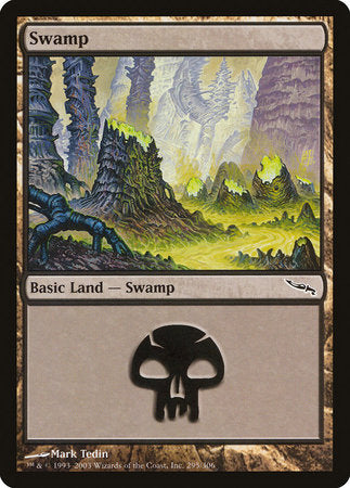 Swamp (295) [Mirrodin] | Exor Games Summserside