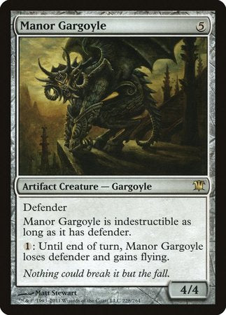 Manor Gargoyle [Innistrad] | Exor Games Summserside