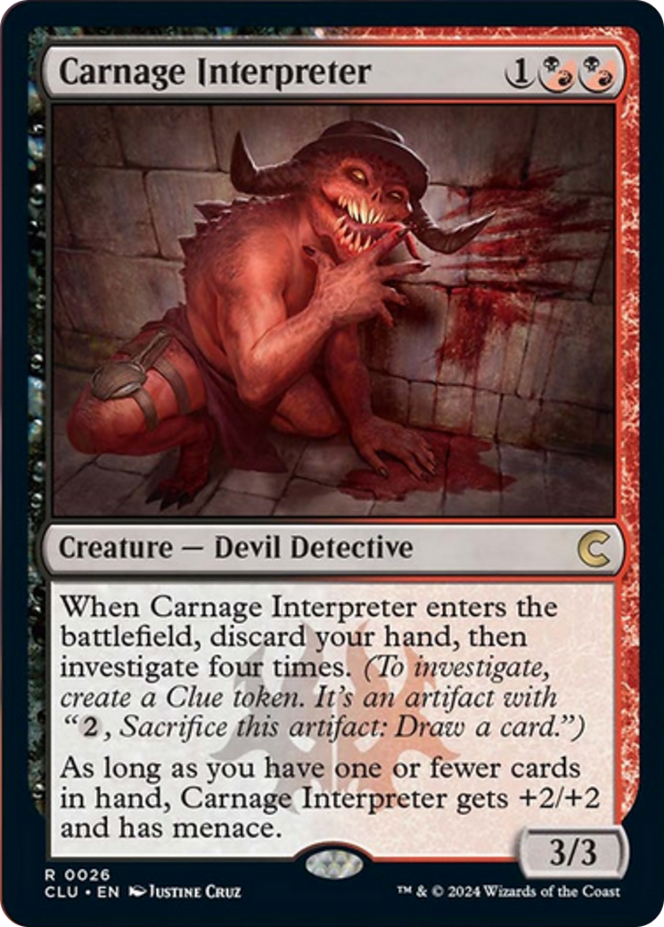 Carnage Interpreter [Ravnica: Clue Edition] | Exor Games Summserside