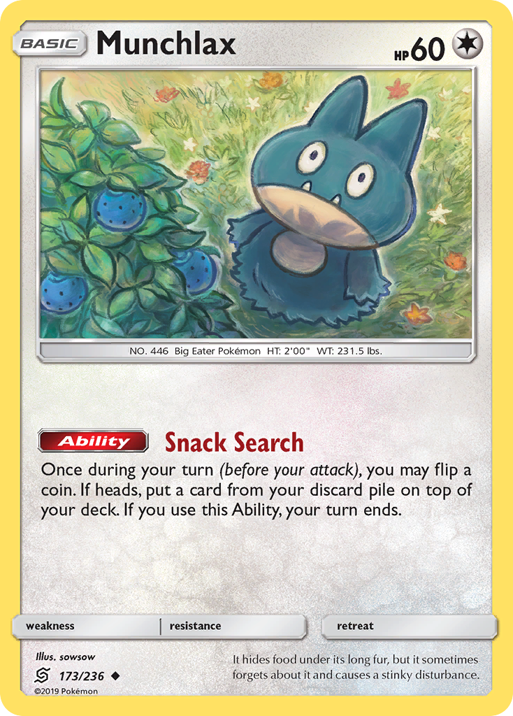 Munchlax (173/236) [Sun & Moon: Unified Minds] | Exor Games Summserside