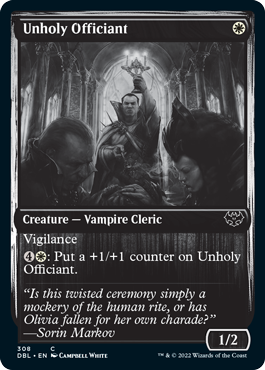 Unholy Officiant [Innistrad: Double Feature] | Exor Games Summserside