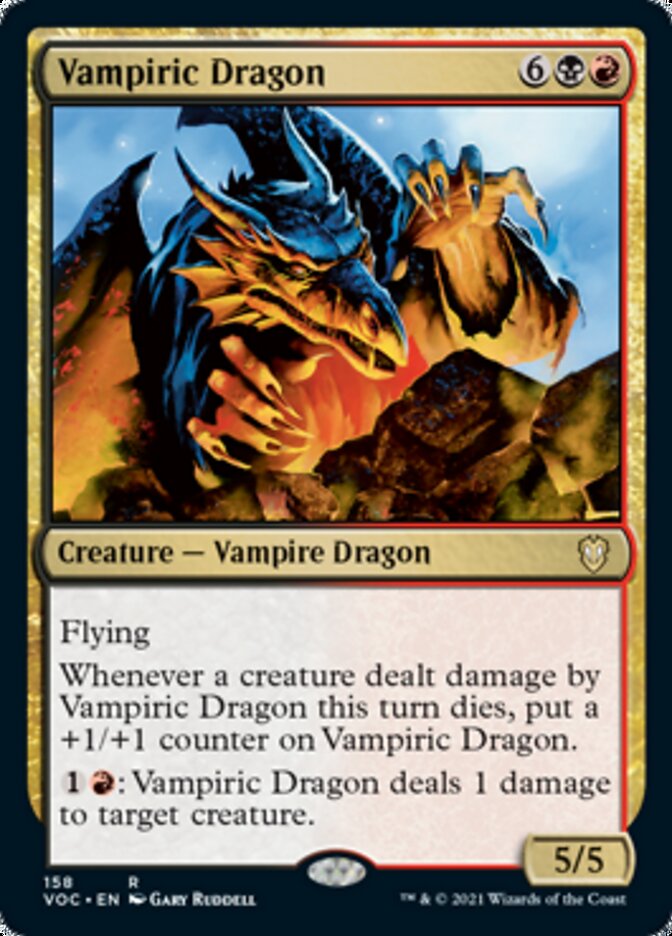 Vampiric Dragon [Innistrad: Crimson Vow Commander] | Exor Games Summserside