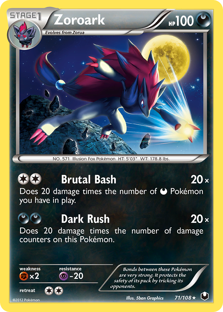 Zoroark (71/108) [Black & White: Dark Explorers] | Exor Games Summserside