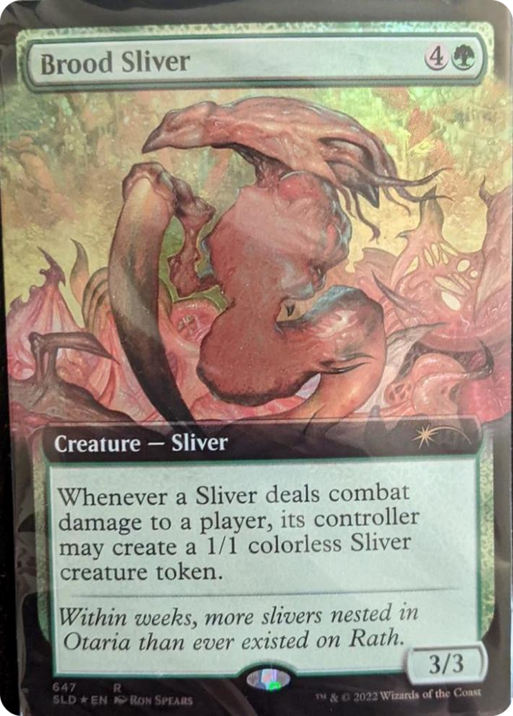 Brood Sliver (Extended Art) [Secret Lair Drop Promos] | Exor Games Summserside