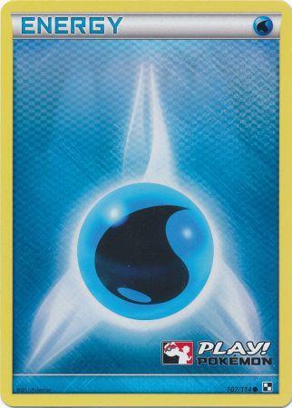 Water Energy (107/114) (Play Pokemon Promo) [Black & White: Base Set] | Exor Games Summserside