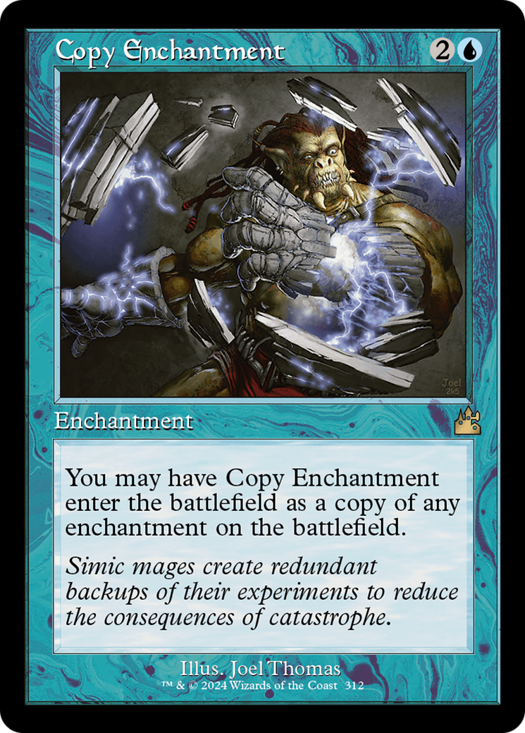 Copy Enchantment (Retro Frame) [Ravnica Remastered] | Exor Games Summserside