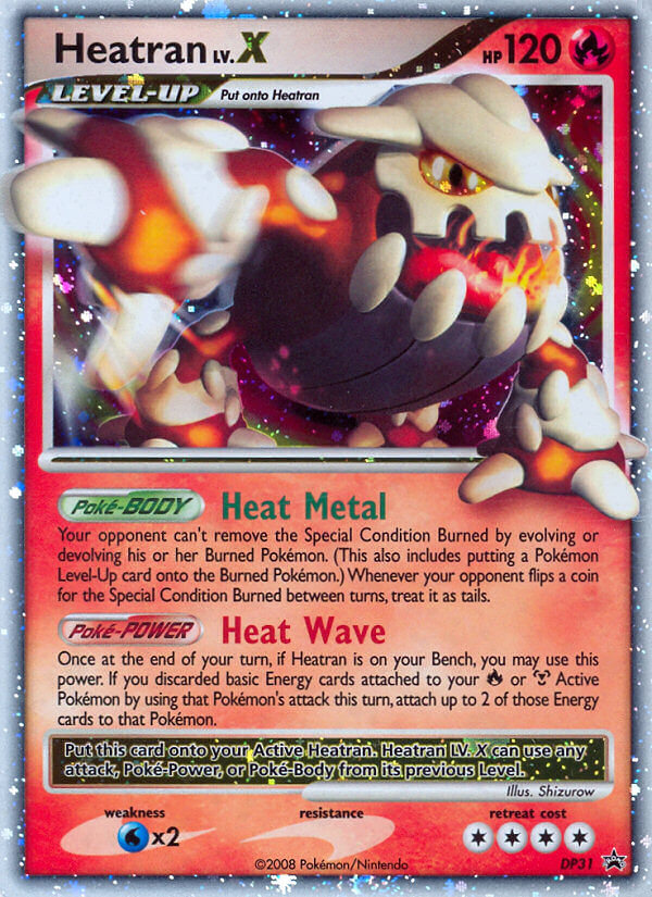 Heatran LV.X (DP31) [Diamond & Pearl: Black Star Promos] | Exor Games Summserside