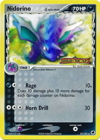 Nidorino (35/101) (Delta Species) (Stamped) [EX: Dragon Frontiers] | Exor Games Summserside