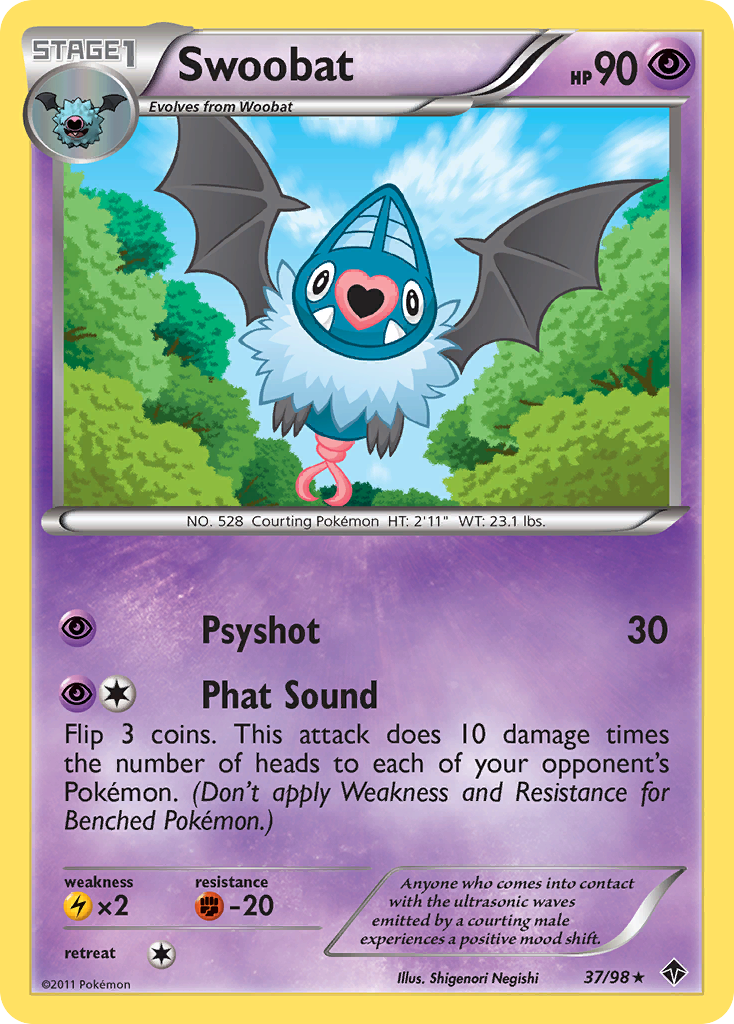 Swoobat (37/98) [Black & White: Emerging Powers] | Exor Games Summserside