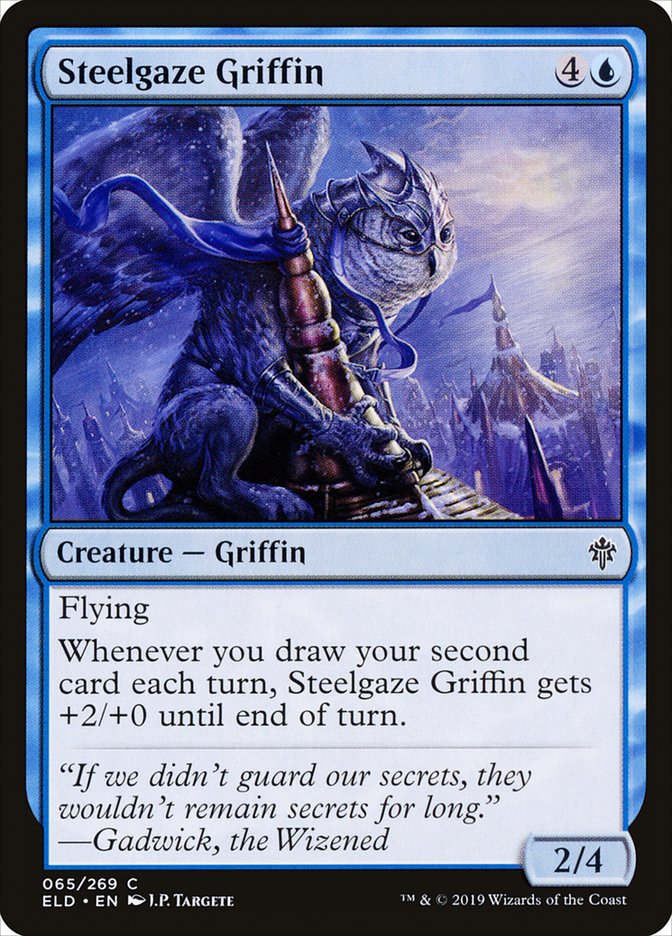 Steelgaze Griffin [Throne of Eldraine] | Exor Games Summserside