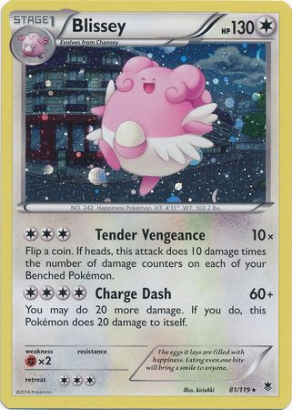 Blissey (81/119) (Cosmos Holo) [XY: Phantom Forces] | Exor Games Summserside