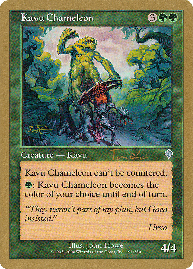 Kavu Chameleon (Jan Tomcani) [World Championship Decks 2001] | Exor Games Summserside