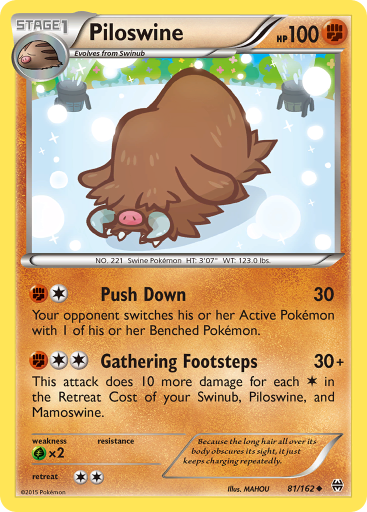 Piloswine (81/162) [XY: BREAKthrough] | Exor Games Summserside