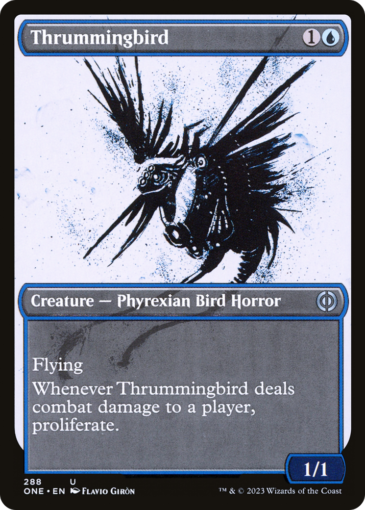 Thrummingbird (Showcase Ichor) [Phyrexia: All Will Be One] | Exor Games Summserside