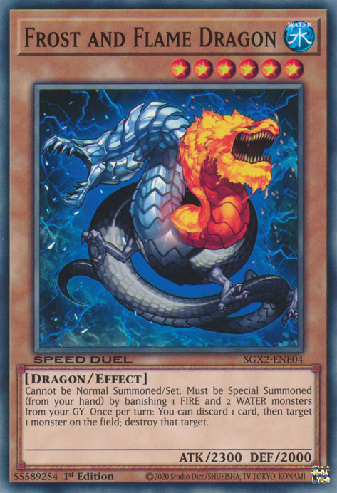 Frost and Flame Dragon [SGX2-ENE04] Common | Exor Games Summserside