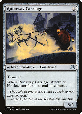 Runaway Carriage [Shadows over Innistrad] | Exor Games Summserside