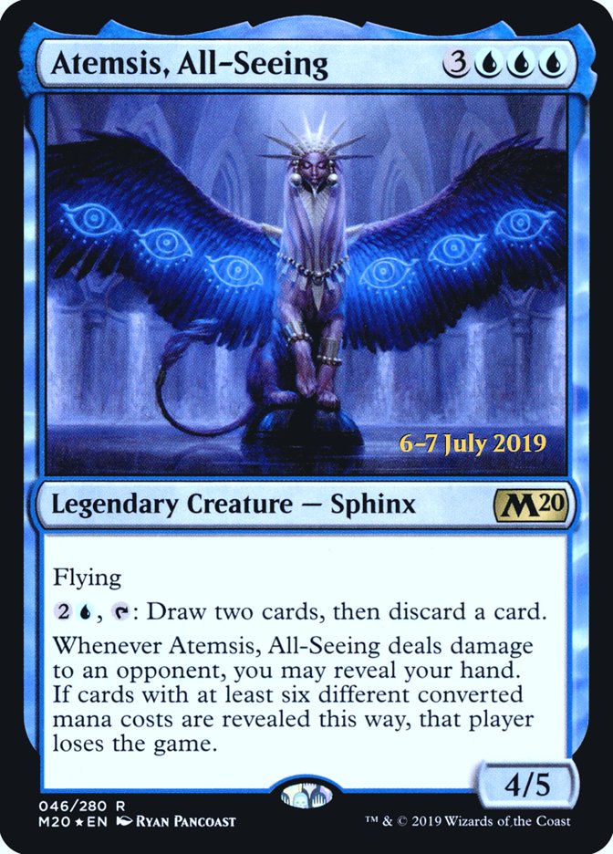 Atemsis, All-Seeing  [Core Set 2020 Prerelease Promos] | Exor Games Summserside