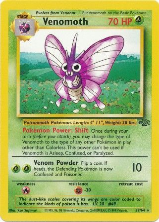 Venomoth (29/64) [Jungle Unlimited] | Exor Games Summserside