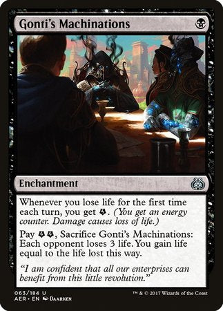 Gonti's Machinations [Aether Revolt] | Exor Games Summserside