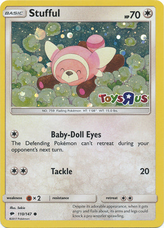 Stufful (110/147) (Toys R Us Promo) [Sun & Moon: Burning Shadows] | Exor Games Summserside