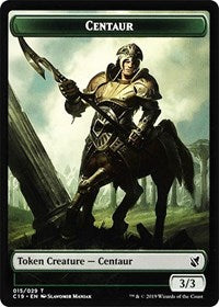 Centaur // Egg Double-sided Token [Commander 2019 Tokens] | Exor Games Summserside