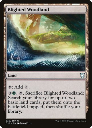 Blighted Woodland [Commander 2018] | Exor Games Summserside