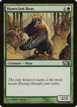 Runeclaw Bear [Magic 2012] | Exor Games Summserside