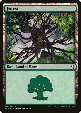 Forest (40) [Duel Decks: Zendikar vs. Eldrazi] | Exor Games Summserside