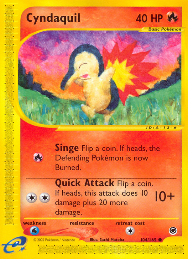 Cyndaquil (104/165) [Expedition: Base Set] | Exor Games Summserside