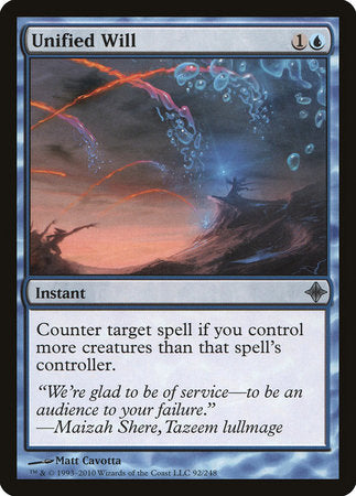 Unified Will [Rise of the Eldrazi] | Exor Games Summserside