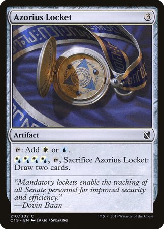 Azorius Locket [Commander 2019] | Exor Games Summserside