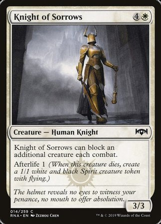 Knight of Sorrows [Ravnica Allegiance] | Exor Games Summserside