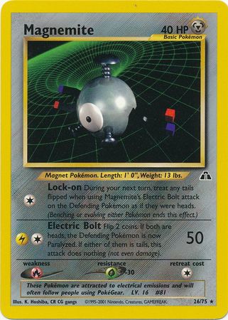 Magnemite (26/75) [Neo Discovery Unlimited] | Exor Games Summserside