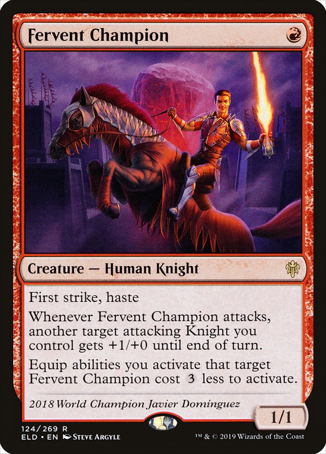 Fervent Champion [Throne of Eldraine] | Exor Games Summserside