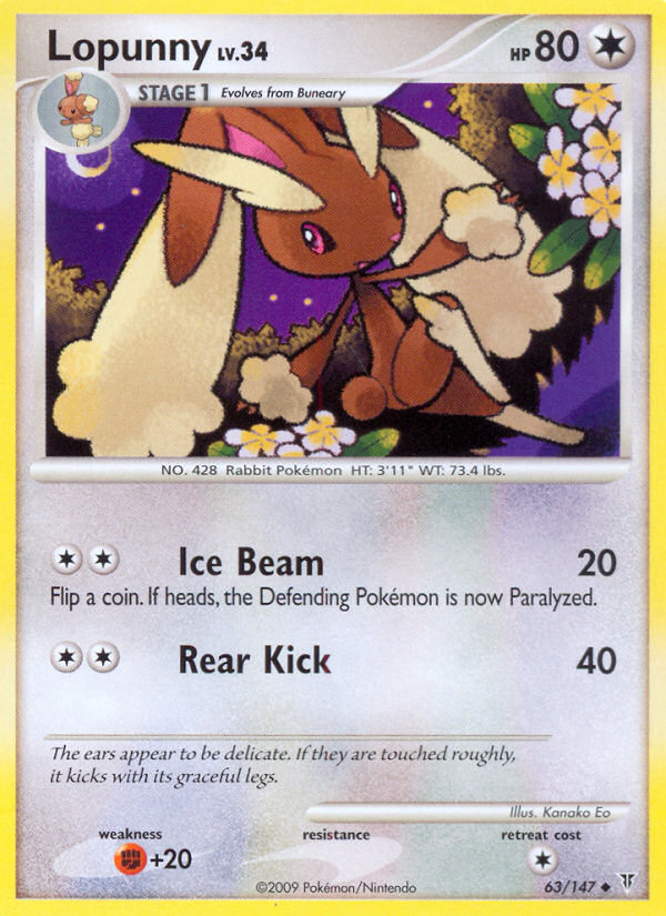 Lopunny (63/147) [Platinum: Supreme Victors] | Exor Games Summserside