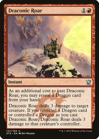 Draconic Roar [Dragons of Tarkir] | Exor Games Summserside