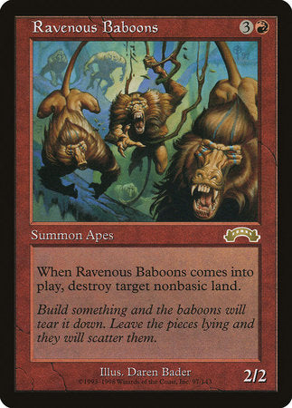 Ravenous Baboons [Exodus] | Exor Games Summserside