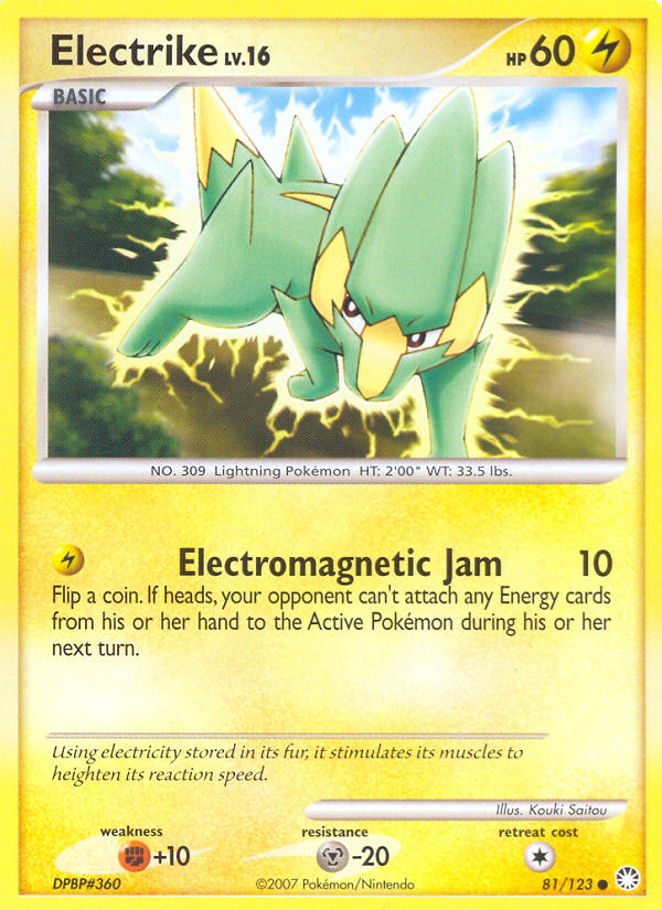 Electrike (81/123) [Diamond & Pearl: Mysterious Treasures] | Exor Games Summserside