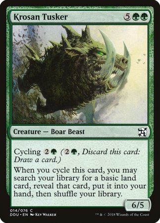 Krosan Tusker [Duel Decks: Elves vs. Inventors] | Exor Games Summserside