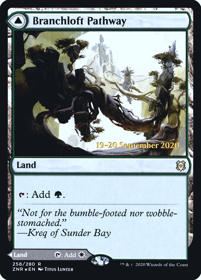 Branchloft Pathway // Boulderloft Pathway  [Zendikar Rising Prerelease Promos] | Exor Games Summserside