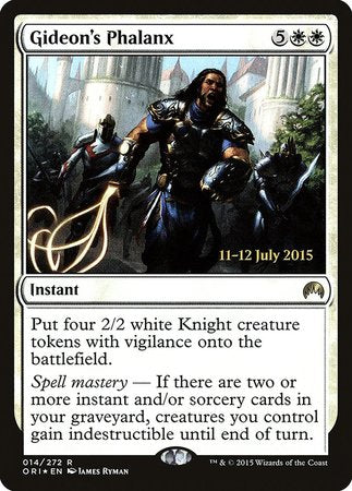 Gideon's Phalanx [Magic Origins Promos] | Exor Games Summserside